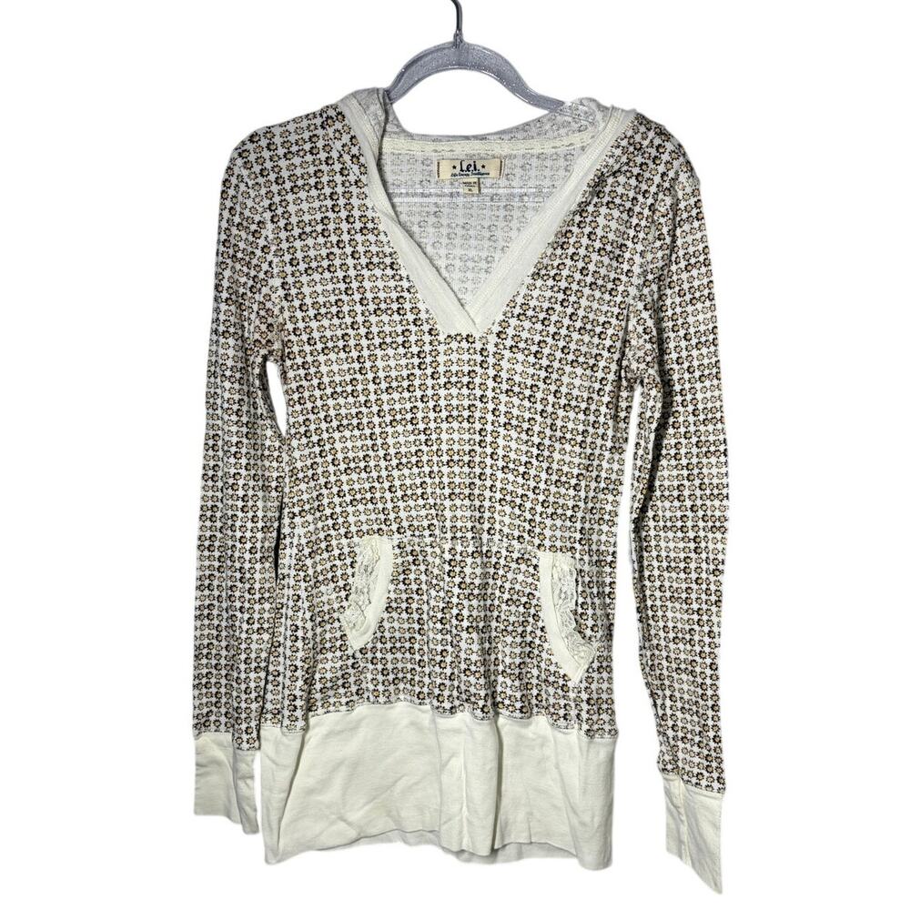 VTG L.e.i. Hoodie Long Sleeve top XL Bella Swan Y2K 2000